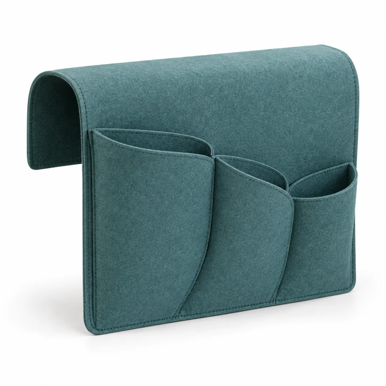 Bladvormige bankleuning-organizer